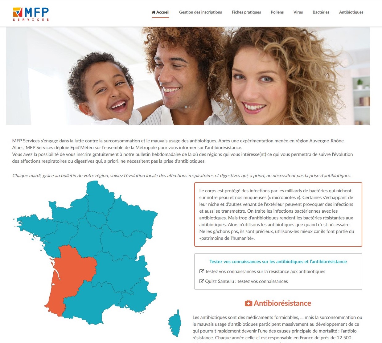 site epid meteo